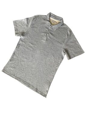 Weatherproof Collared Waffle Tee T-Shirt Grey ( Gray ) Size Small